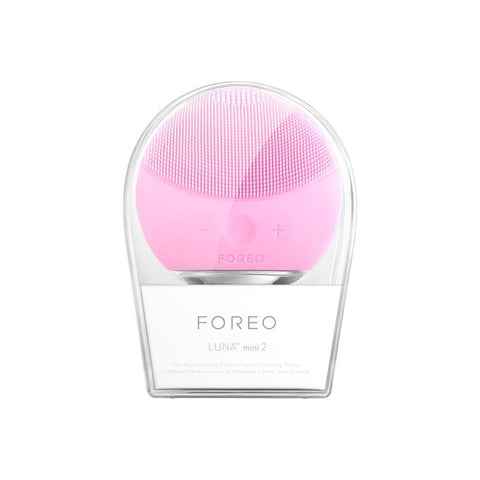 FOREO LUNA mini 2 Brosse visage en silicone doux pour tous les types de peau, Rechargeable via câble USB