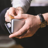 محفظة لبطاقاتك و أوراقك النقدية من الألمنيوم عالي الجودة